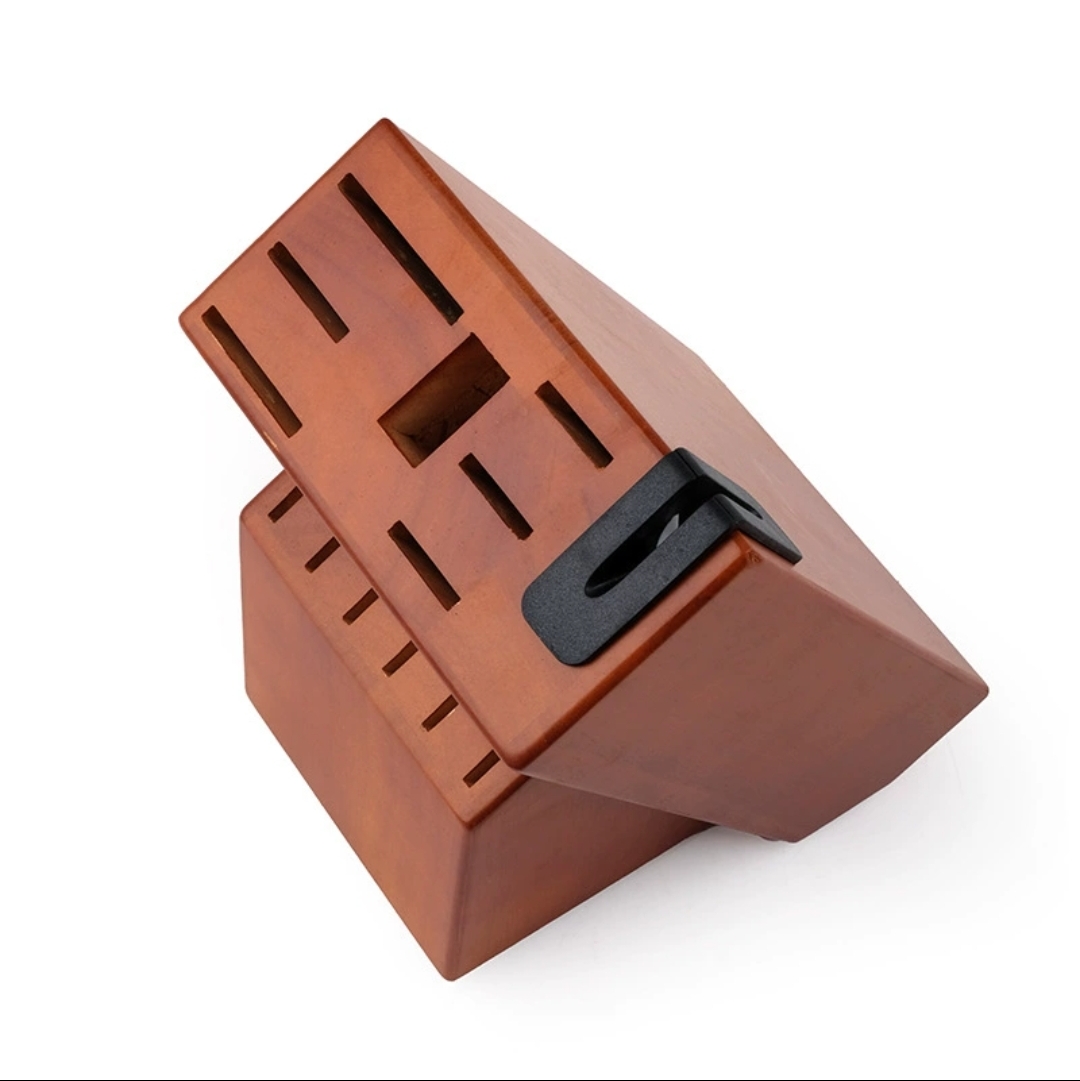 Solid Pine Wood Knife Block Holder – Mul